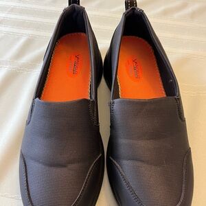 VANGELO WOMEN’S Black Loafers with Orange Insole size 10 W